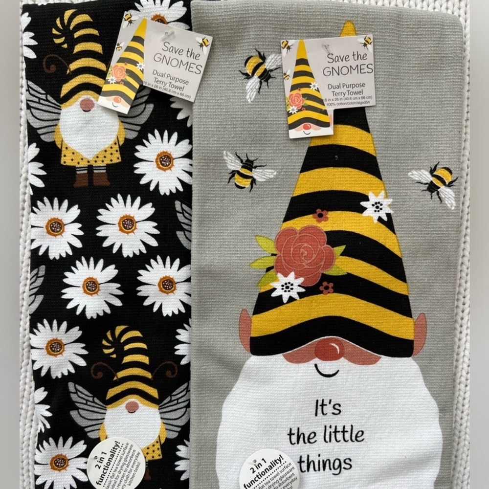 Kitchen Towel Set - Black and Gray
